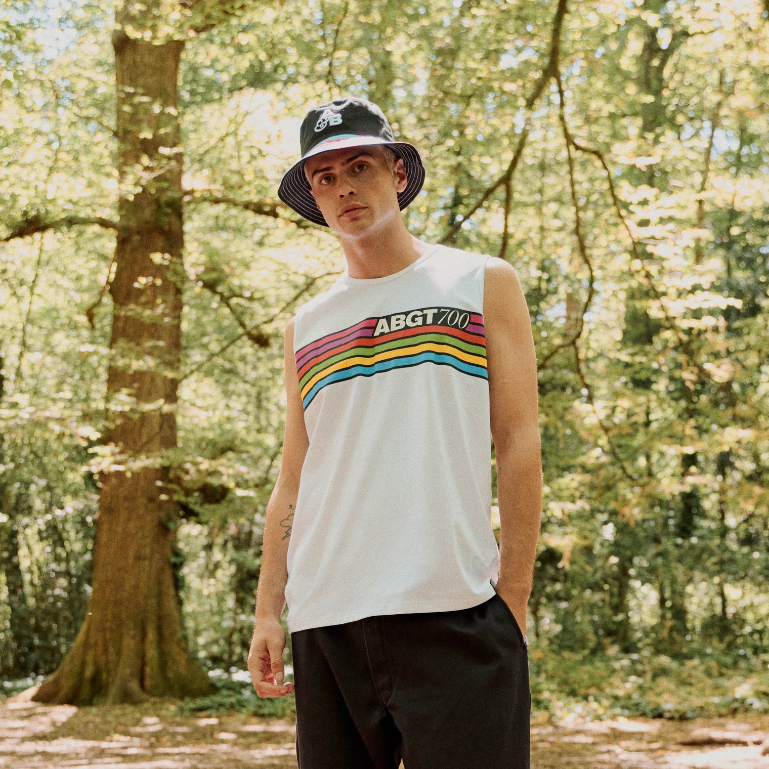 ABGT700 Men's Tank / White (Pre-sale)