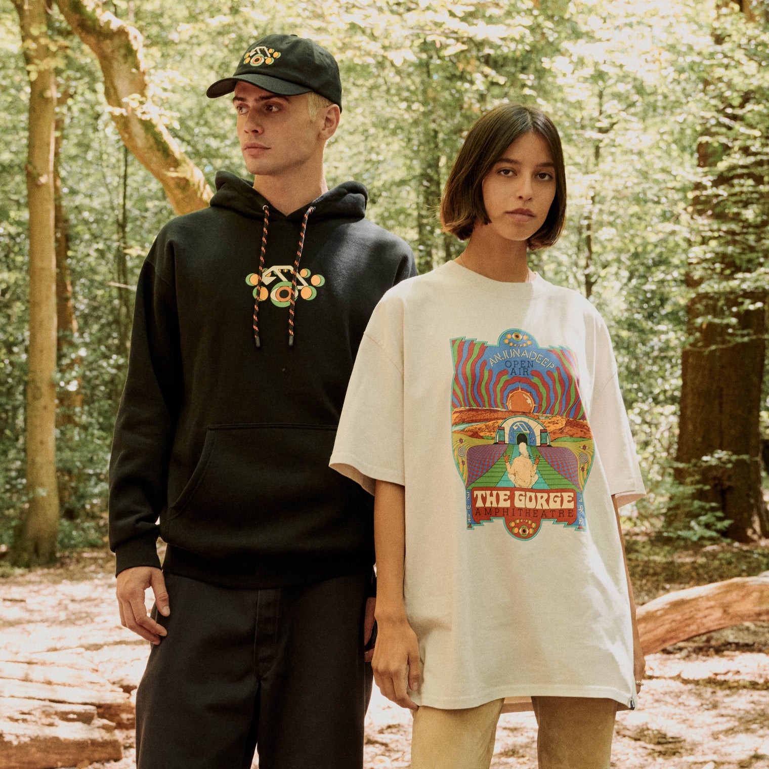 Anjunadeep Open Air (The Gorge) x Andrew McGranahan Hoodie / Black (Pre-sale)