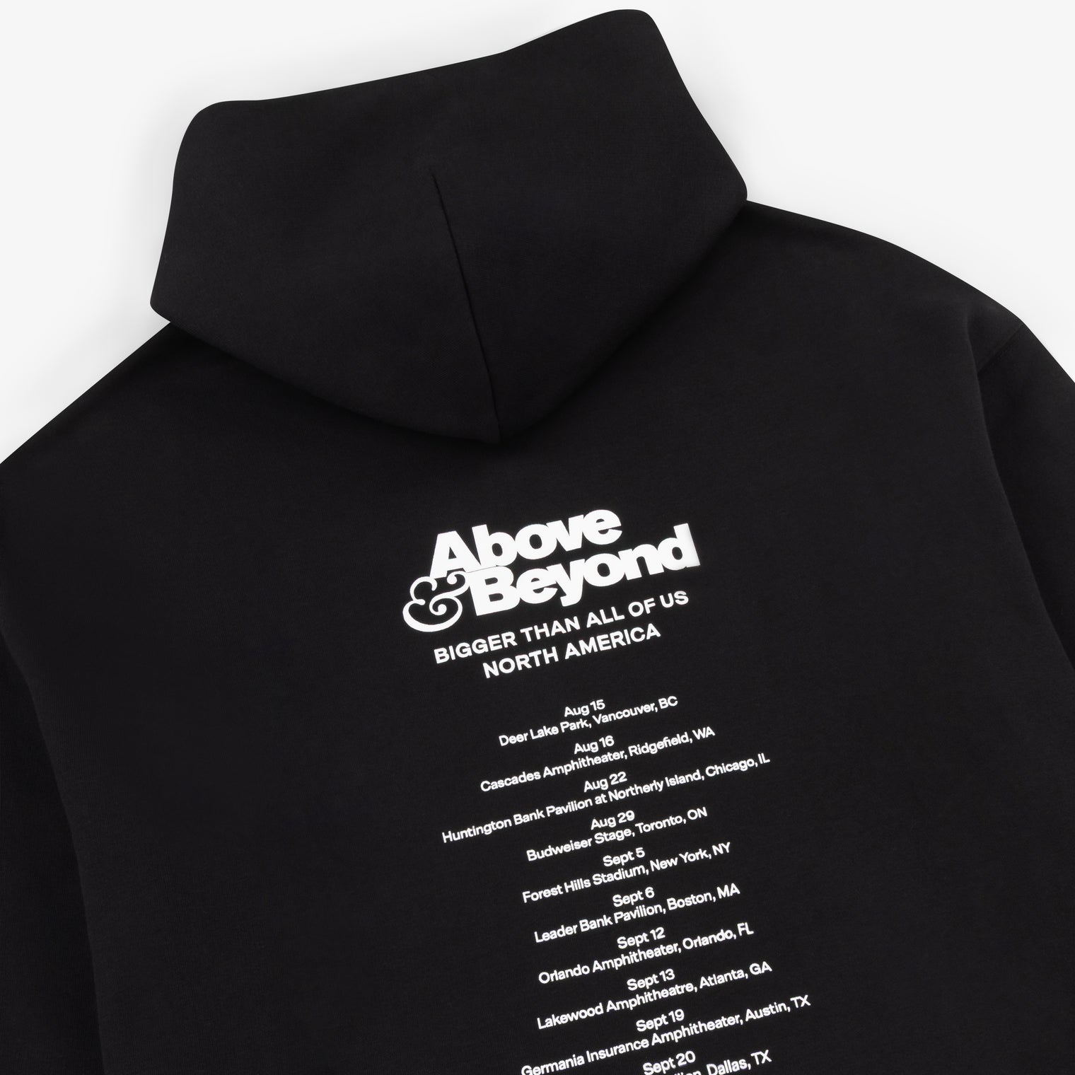 'Bigger Than All Of Us' US Tour Hoodie / Black