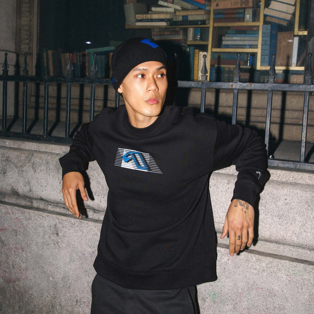 Anjuna Movement Graphic Sweatshirt / Black