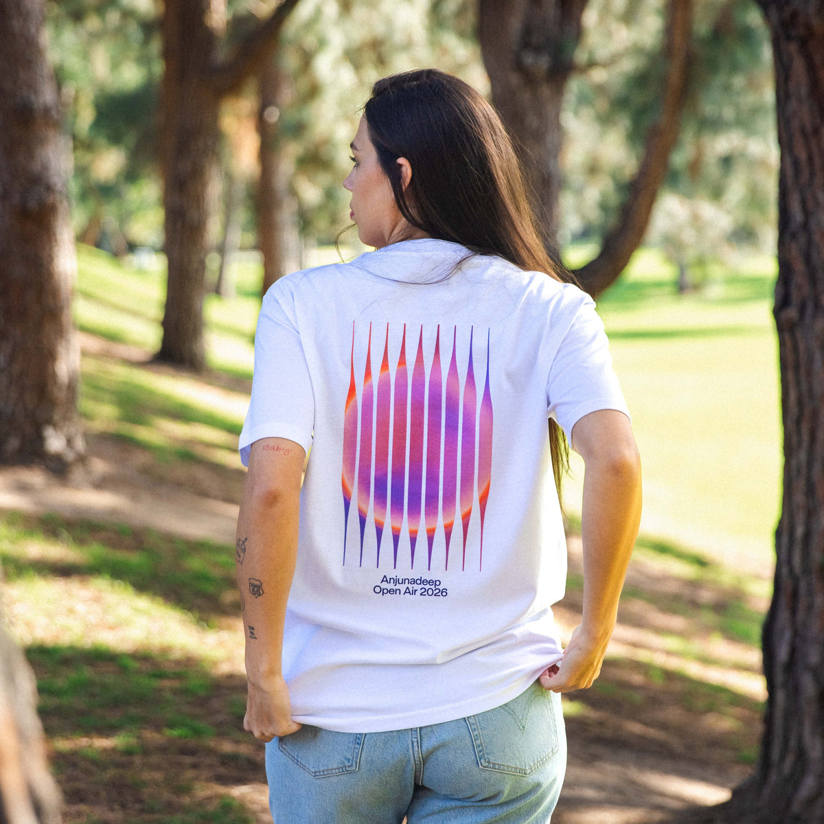 Anjunadeep Open Air 2026 US Tee / White