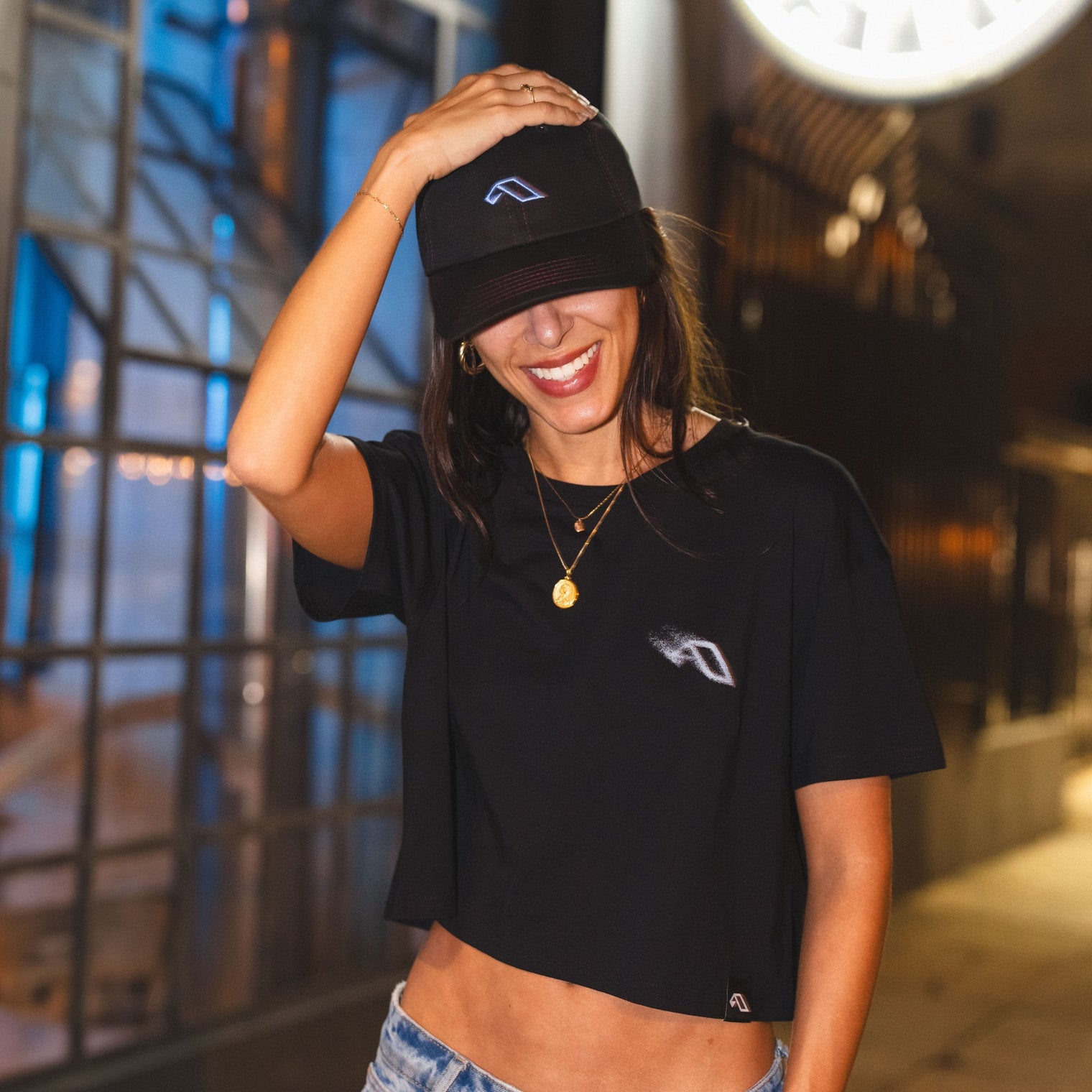 Anjunabeats Anjunabeats After Dark 2024 - Crop Tee & Dad Hat Bundle Bundle Anjunabeats After Dark 2024 - Crop Tee & Dad Hat Bundle - S