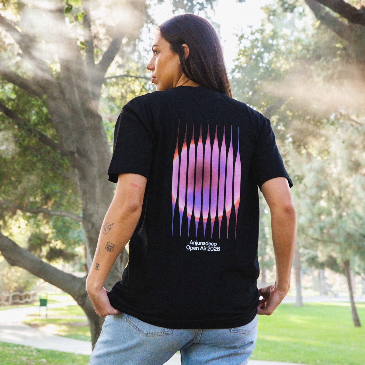Anjunadeep Open Air 2026 US Tee / Black
