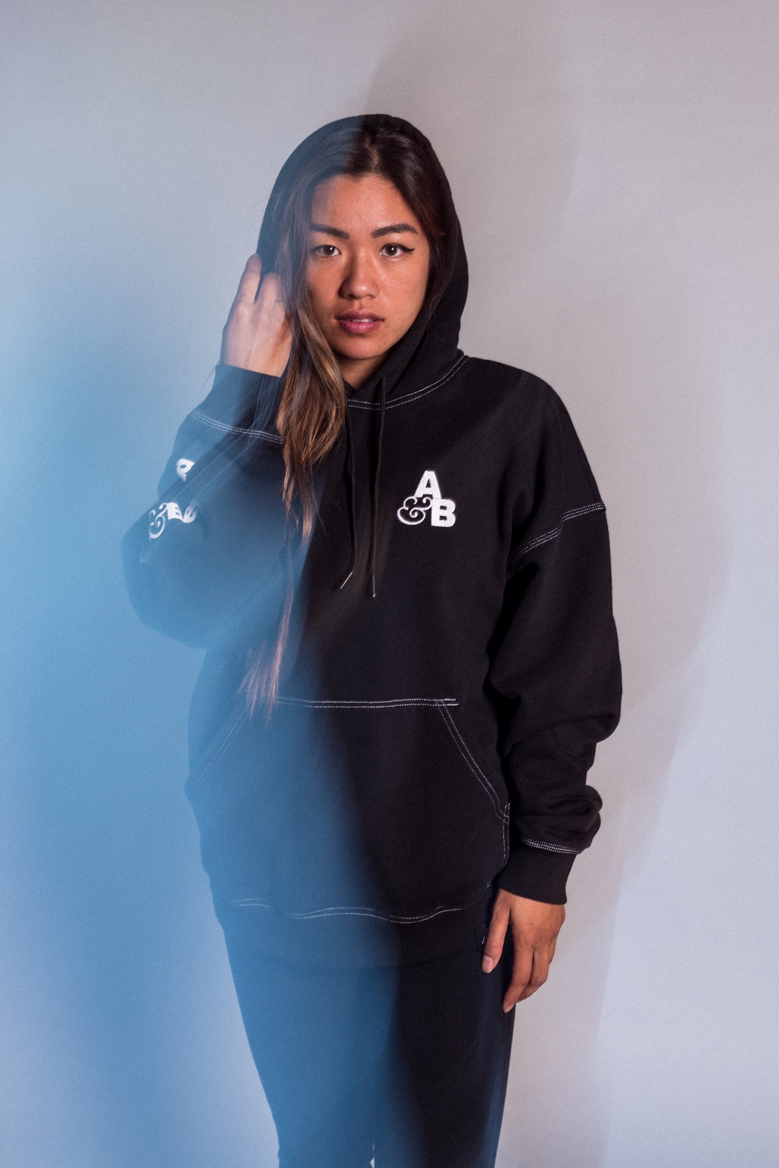 Above & Beyond Above & Beyond Contrast Stitch Hoodie Hoodie Above & Beyond Contrast Stitch Hoodie - S