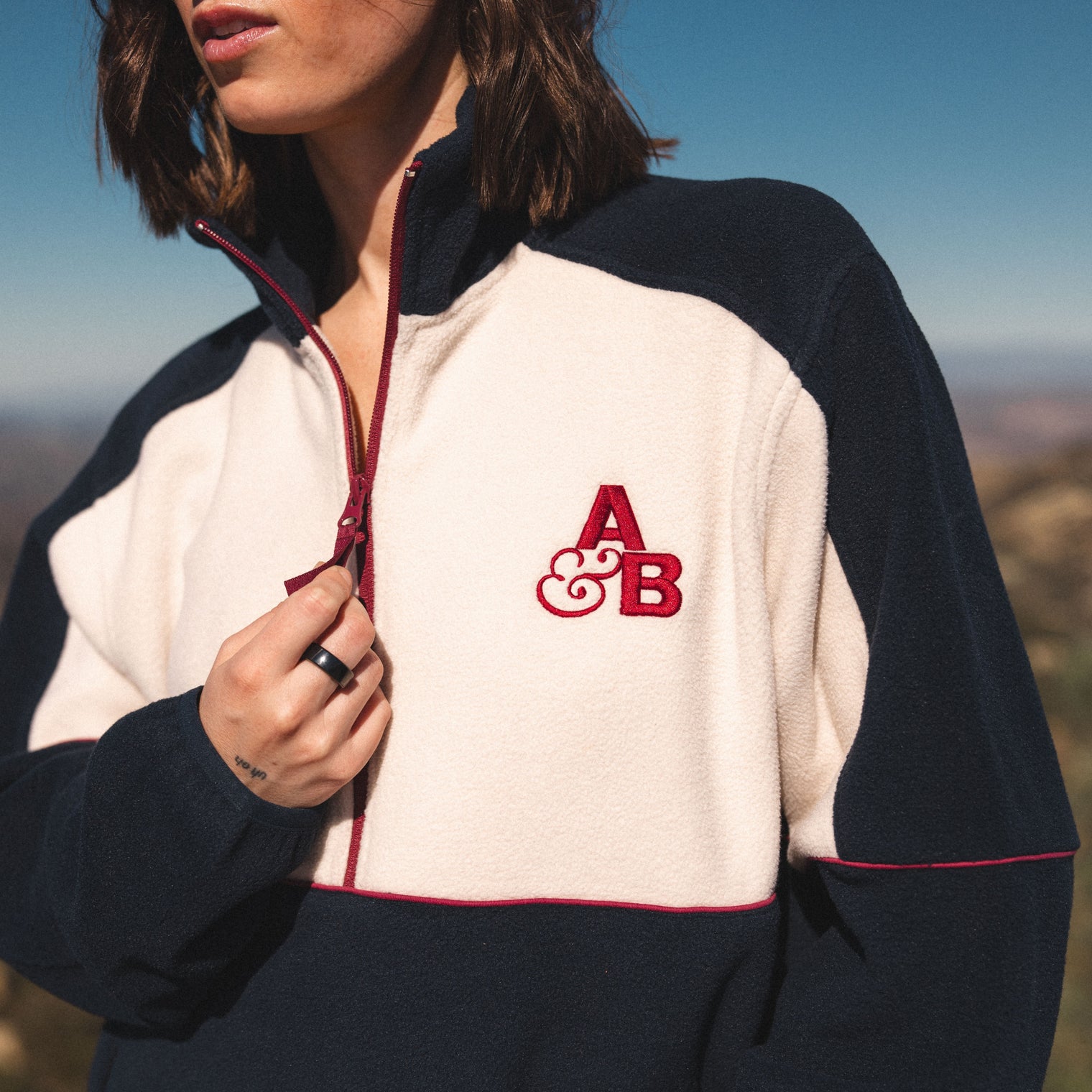 Above & Beyond Above & Beyond Quarter-Zip Fleece Jacket Fleece Jacket Above & Beyond Quarter-Zip Fleece Jacket - S
