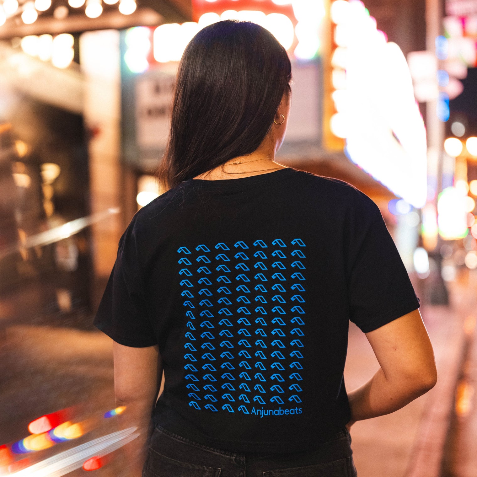 Anjunabeats Anjunabeats After Dark Crop Tee Crop Tee Anjunabeats After Dark Crop Tee - XS