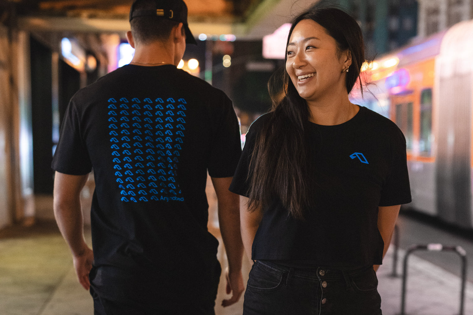 Anjunabeats Anjunabeats After Dark Crop Tee Crop Tee Anjunabeats After Dark Crop Tee - XS