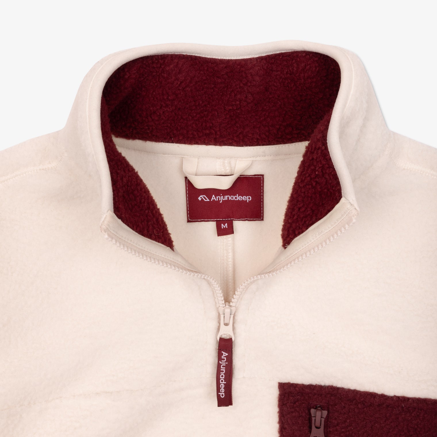 Anjunadeep Anjunadeep Quarter-zip Sherpa Fleece Quarter Zip Anjunadeep Quarter-zip Sherpa Fleece - S