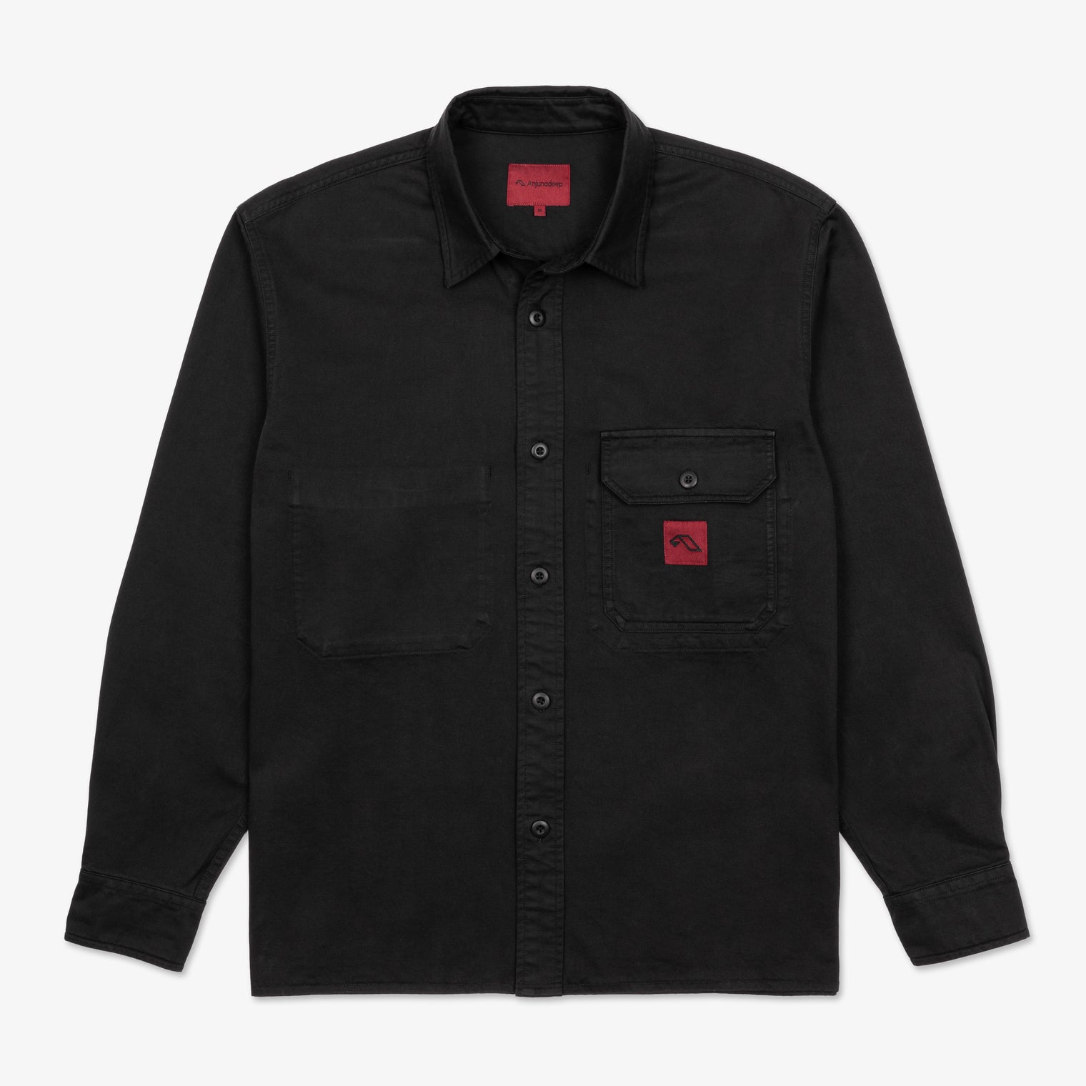 Anjunadeep Anjunadeep Black Shirt Jacket Shirt Jacket Anjunadeep Black Shirt Jacket - S