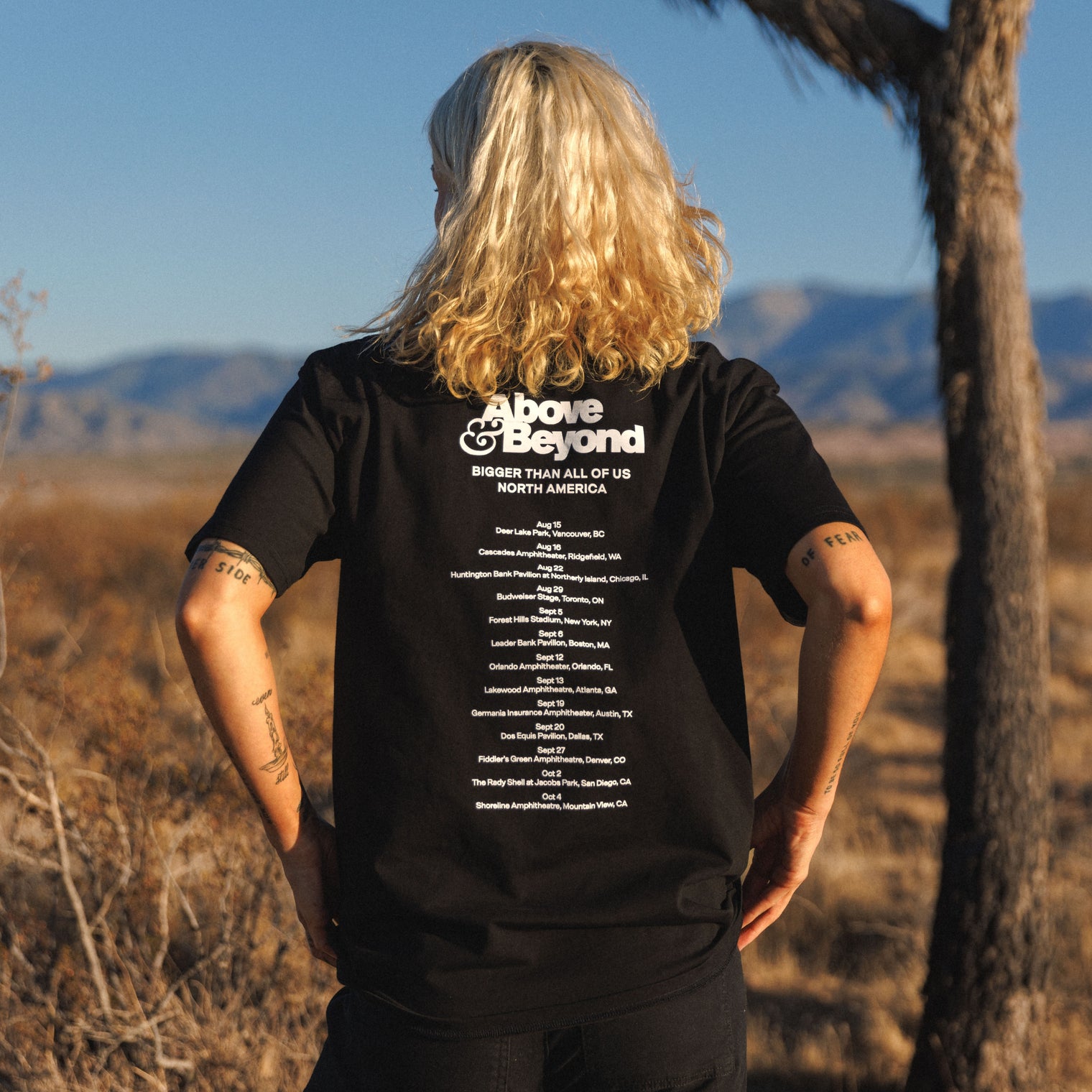 'Bigger Than All Of Us' US Tour Tee / Black