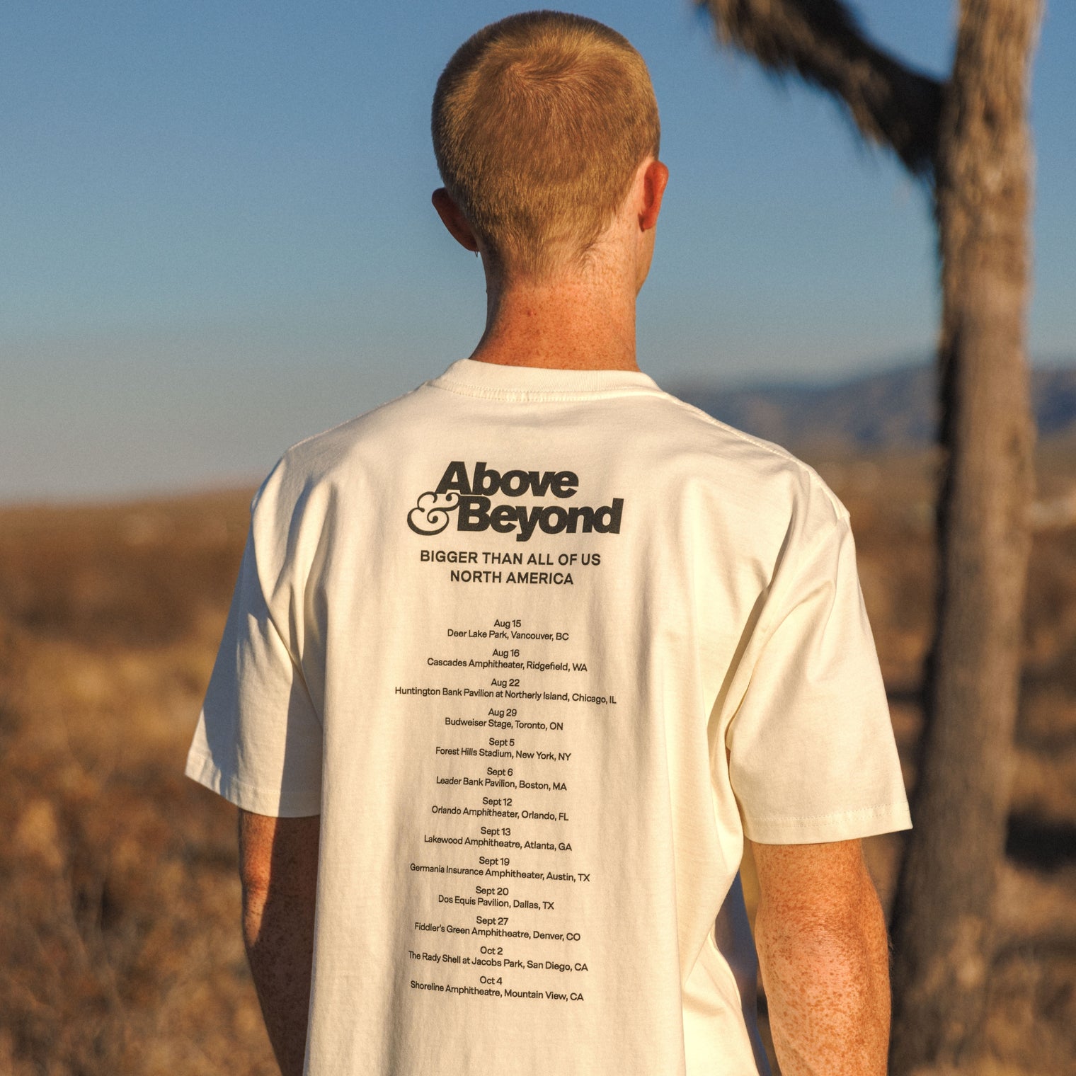 'Bigger Than All Of Us' US Tour Tee / Natural