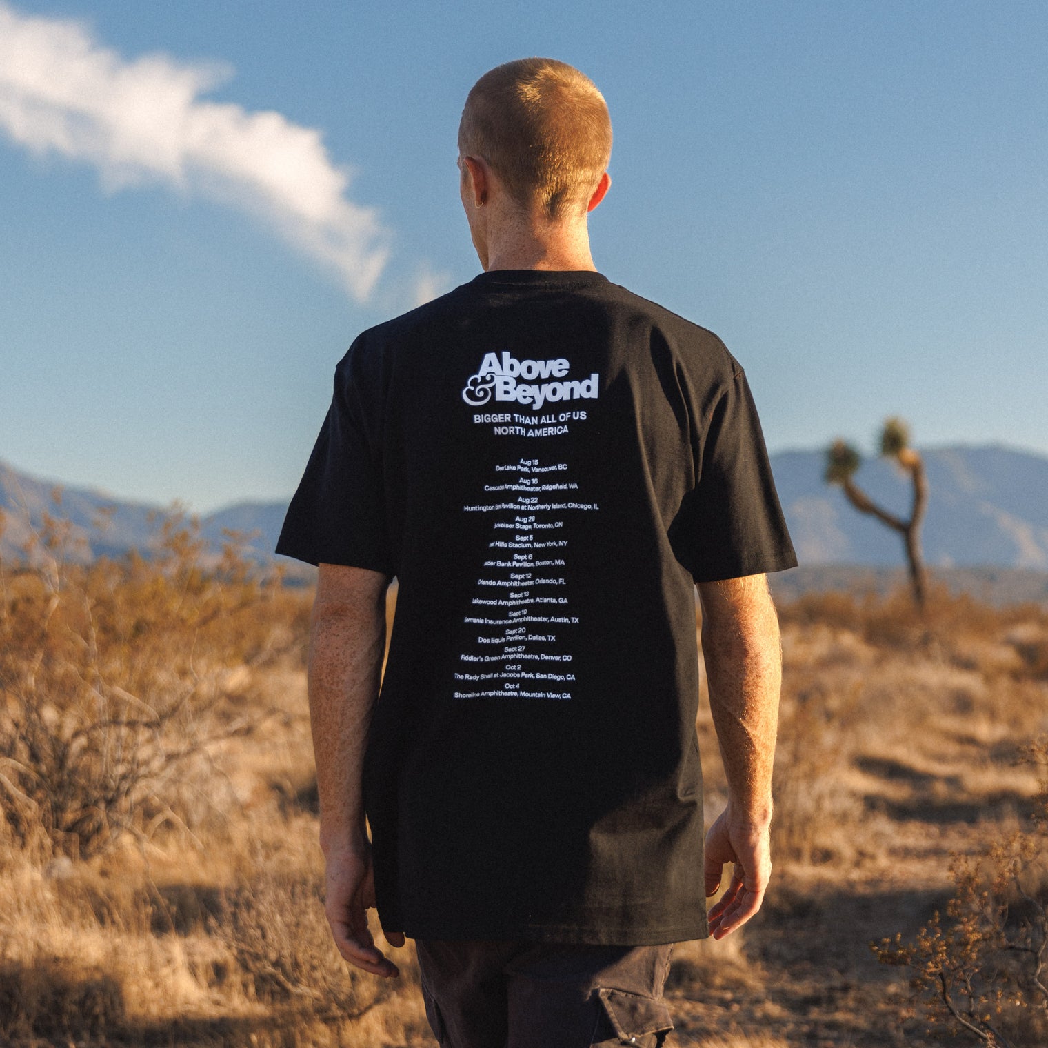 'Bigger Than All Of Us' US Tour Tee / Black