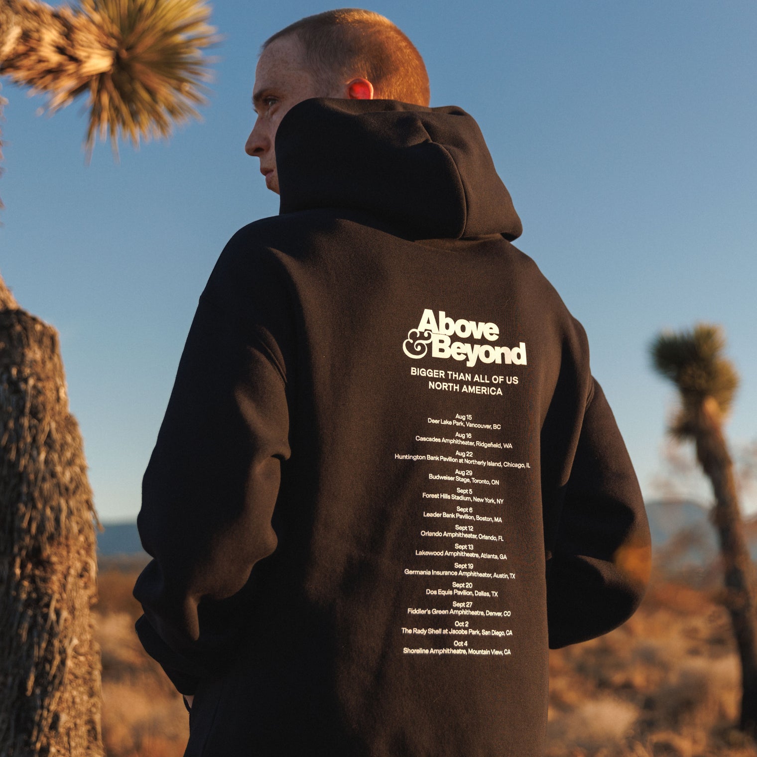 'Bigger Than All Of Us' US Tour Hoodie / Black