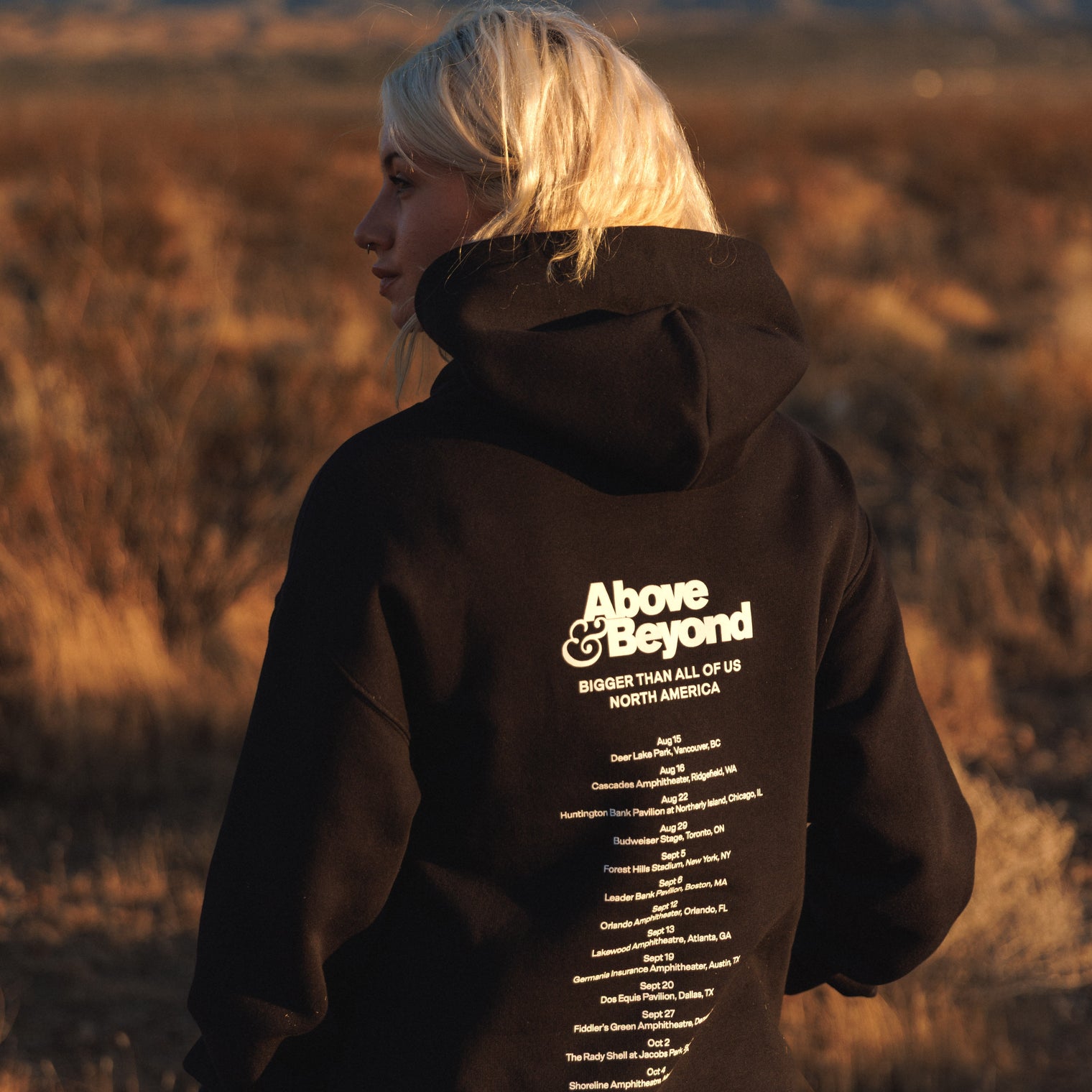 'Bigger Than All Of Us' US Tour Hoodie / Black