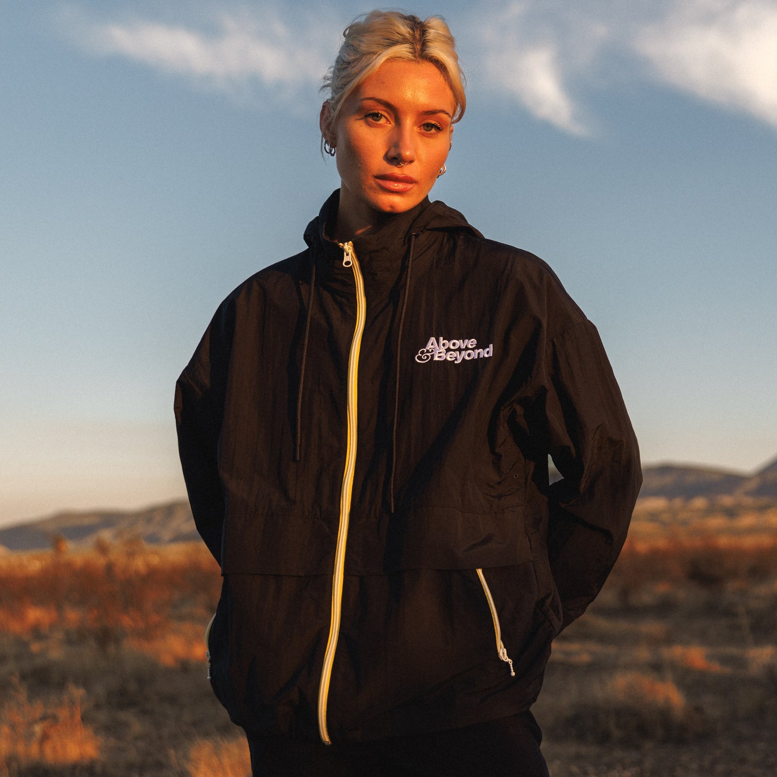 'Bigger Than All Of Us' Premium Hooded Zipped Jacket