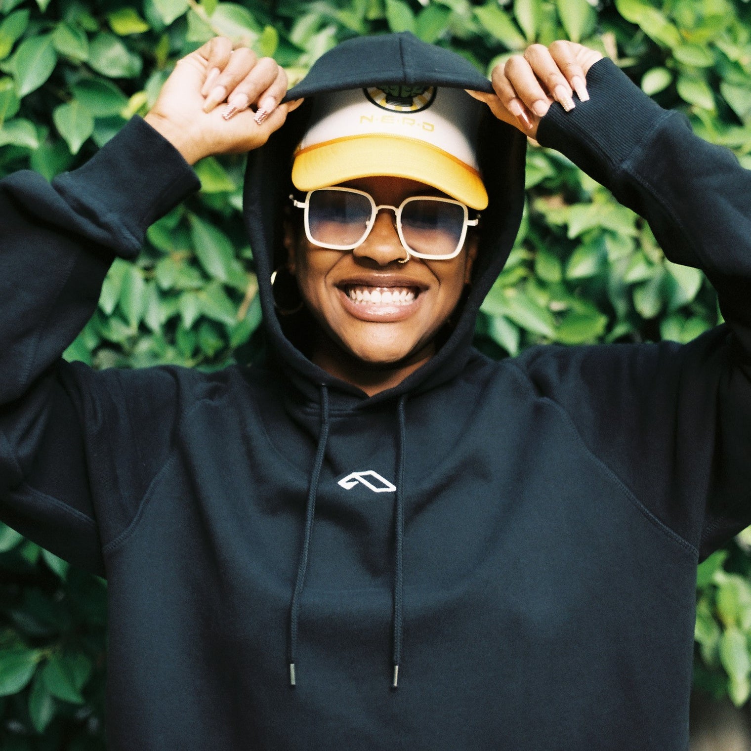 Anjunadeep Anjuna Hoodie / Black Hoodie Anjuna Hoodie / Black - S