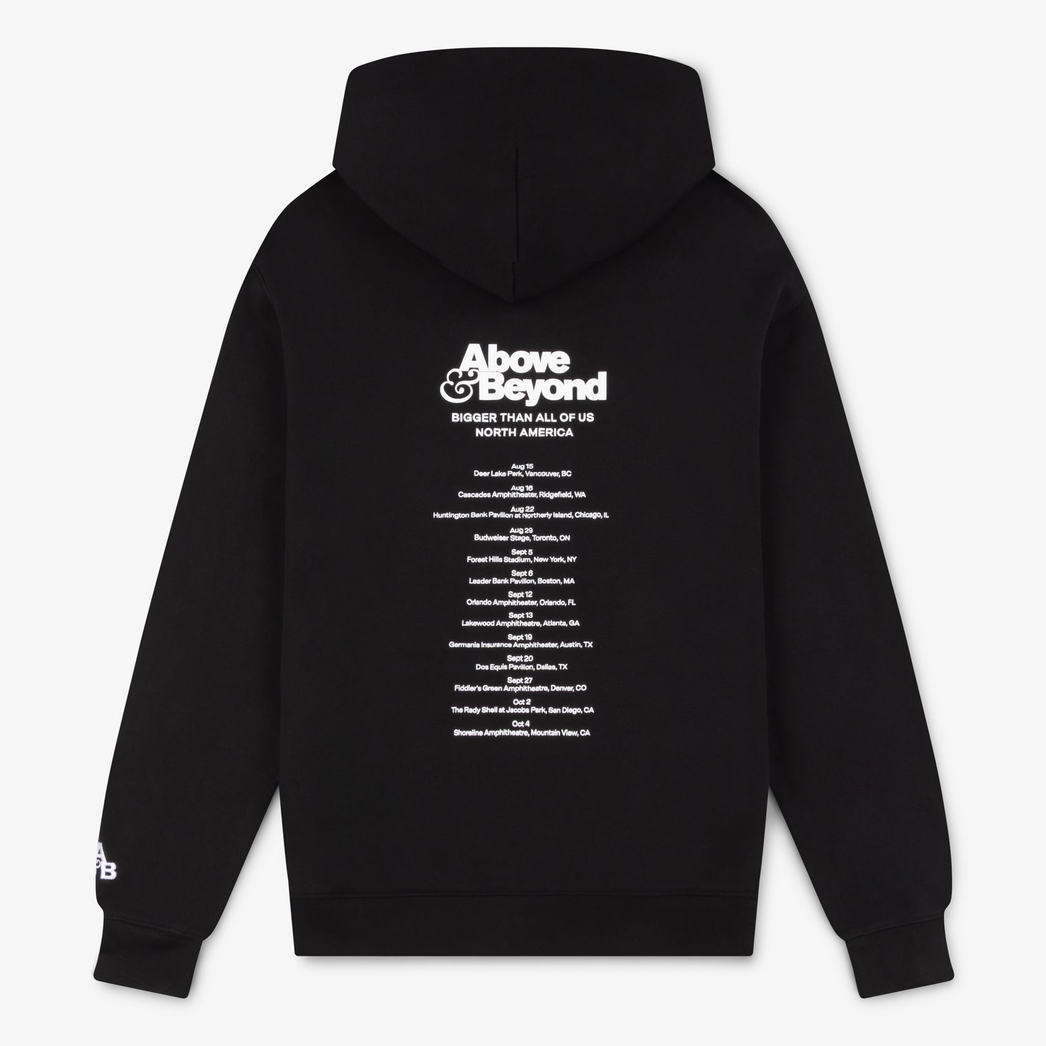 'Bigger Than All Of Us' US Tour Hoodie / Black