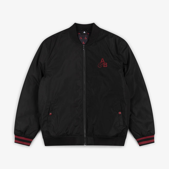 Above & Beyond Above & Beyond Bomber Jacket / Black & Maroon Bomber Jacket Above & Beyond Bomber Jacket / Black & Maroon - S
