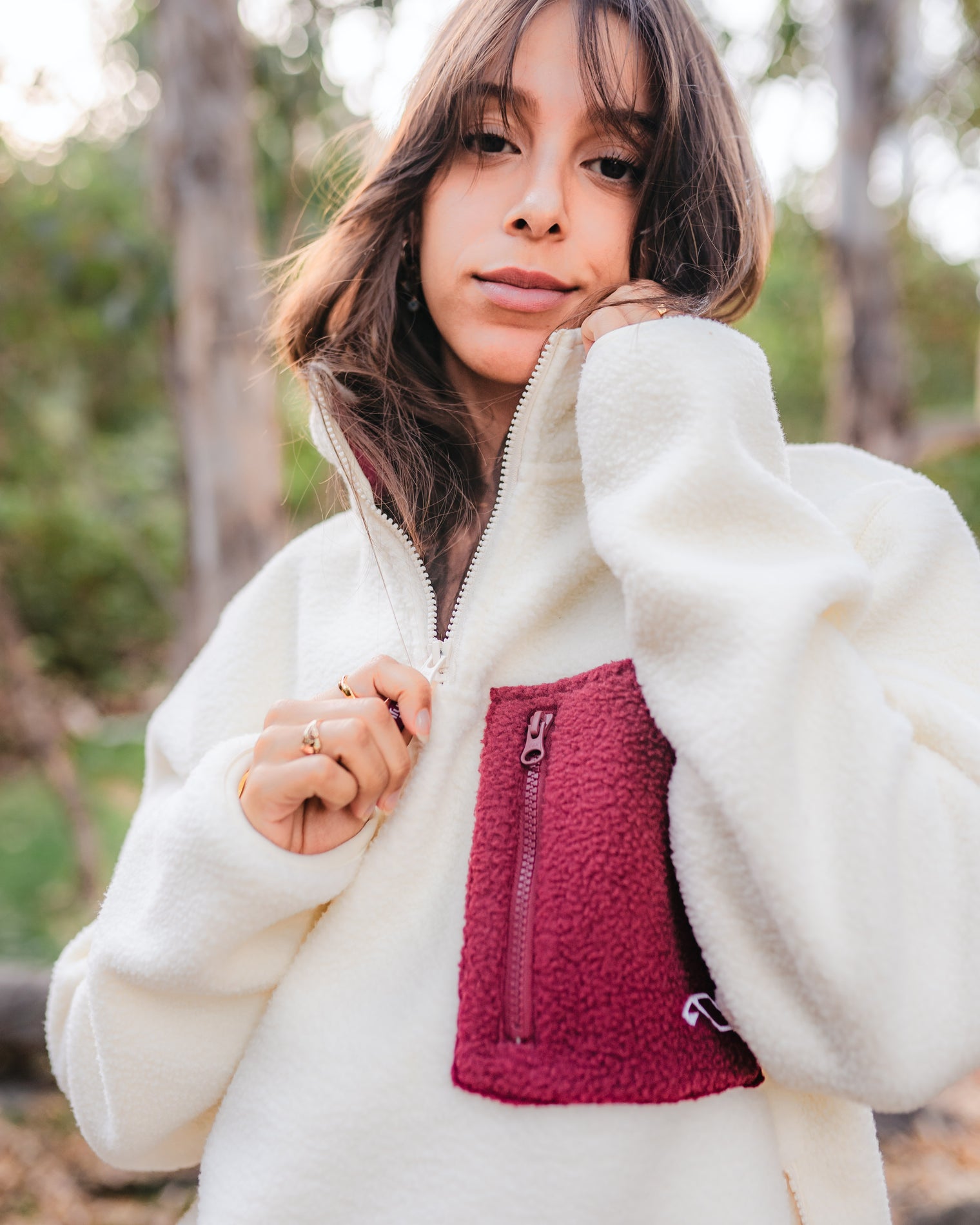 Anjunadeep Anjunadeep Quarter-zip Sherpa Fleece Quarter Zip Anjunadeep Quarter-zip Sherpa Fleece - S