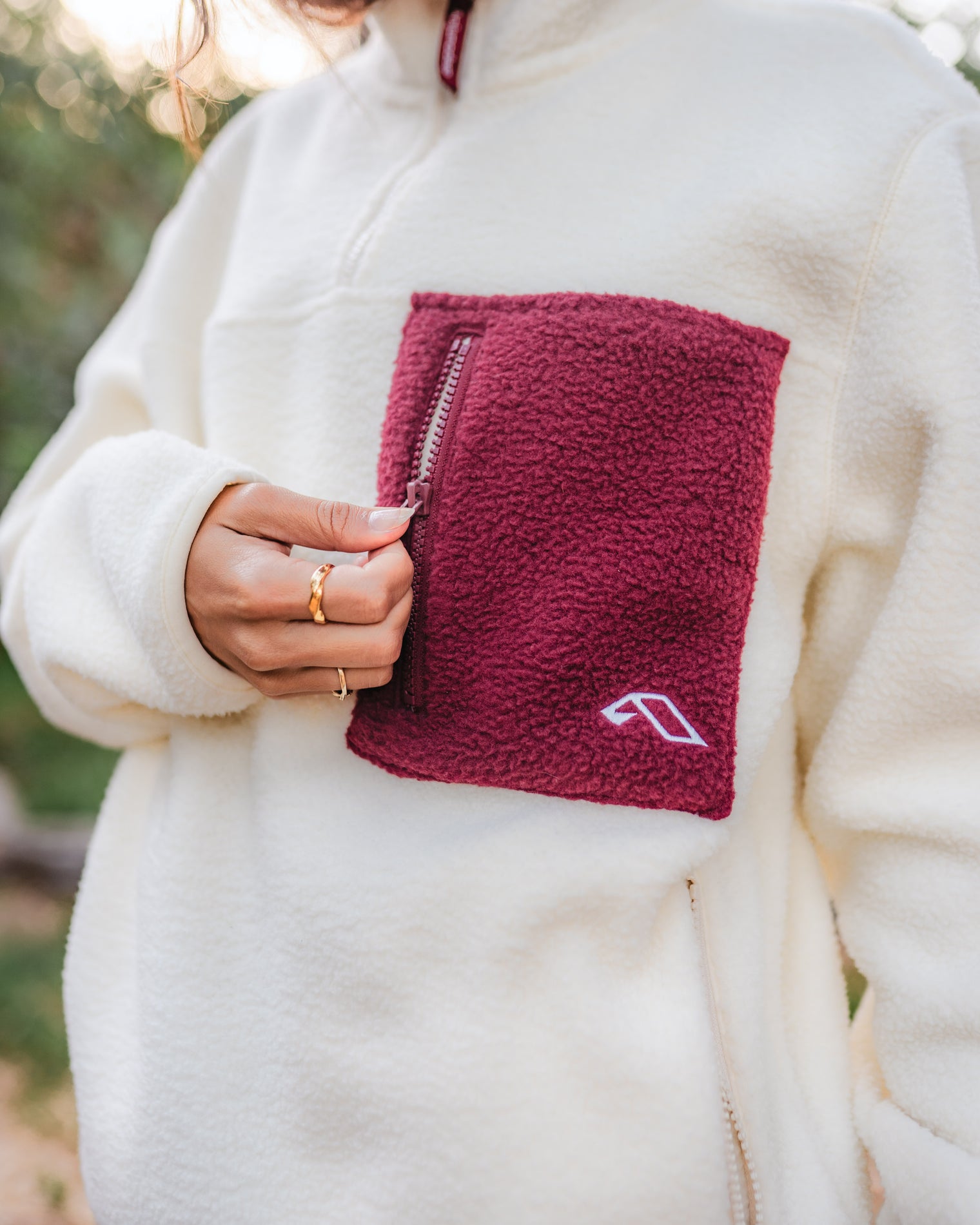 Anjunadeep Anjunadeep Quarter-zip Sherpa Fleece Quarter Zip Anjunadeep Quarter-zip Sherpa Fleece - S