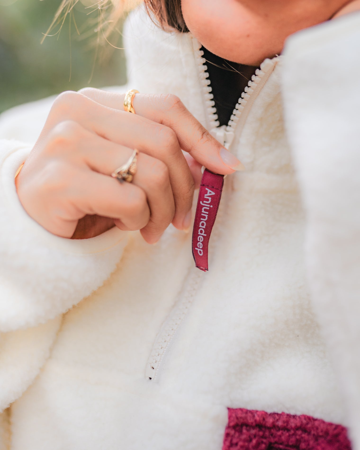 Anjunadeep Anjunadeep Quarter-zip Sherpa Fleece Quarter Zip Anjunadeep Quarter-zip Sherpa Fleece - S