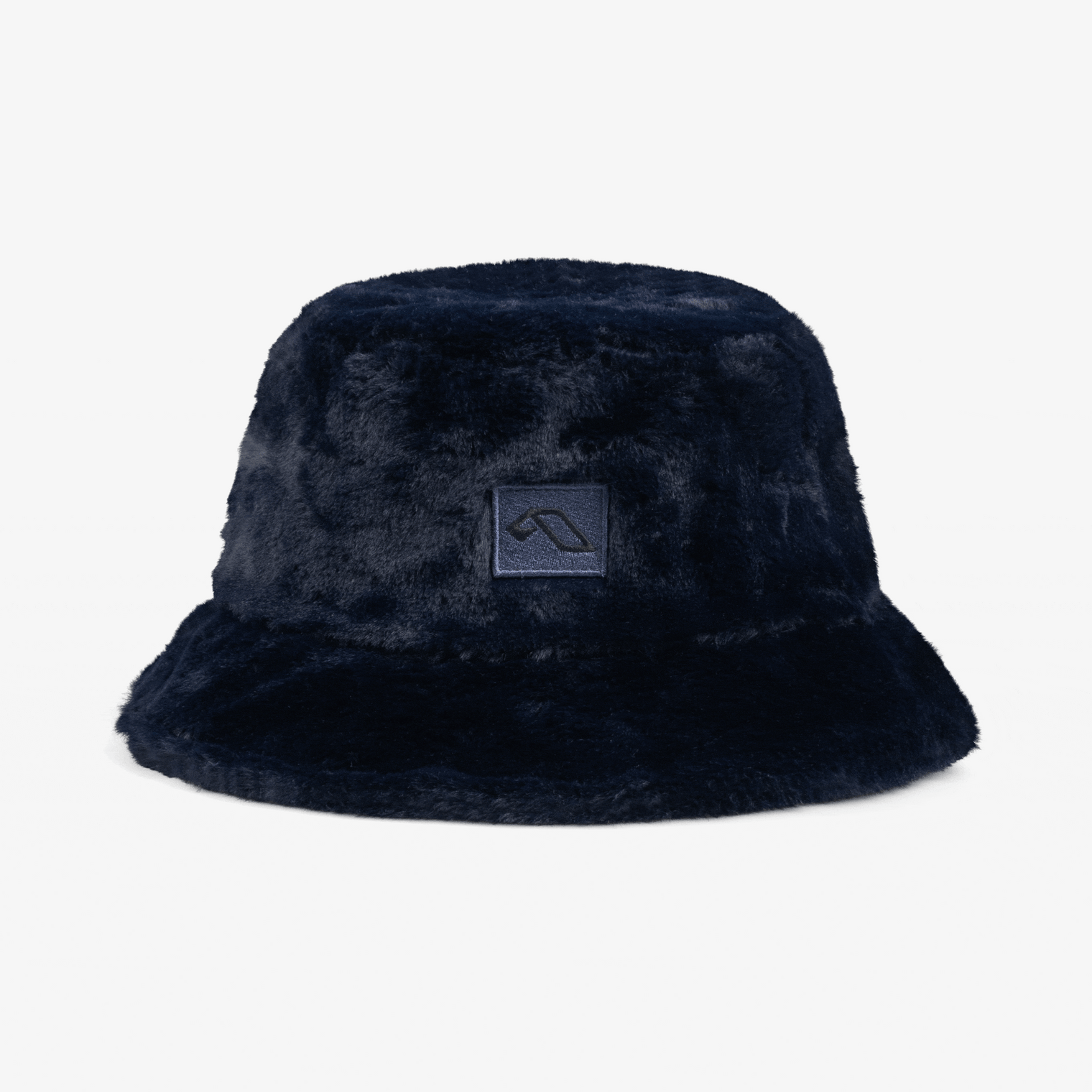 Anjuna Reversible Fluffy Bucket Hat / Black & Blue
