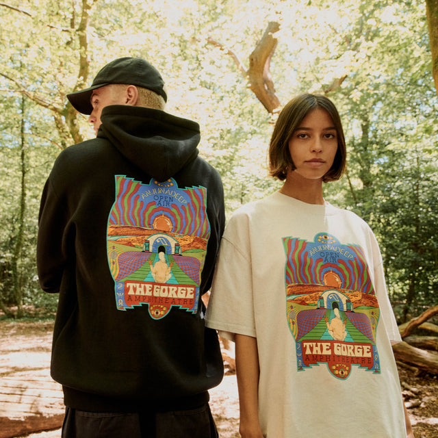 Anjunadeep Open Air (The Gorge) x Andrew McGranahan Hoodie / Black (Pre-sale)