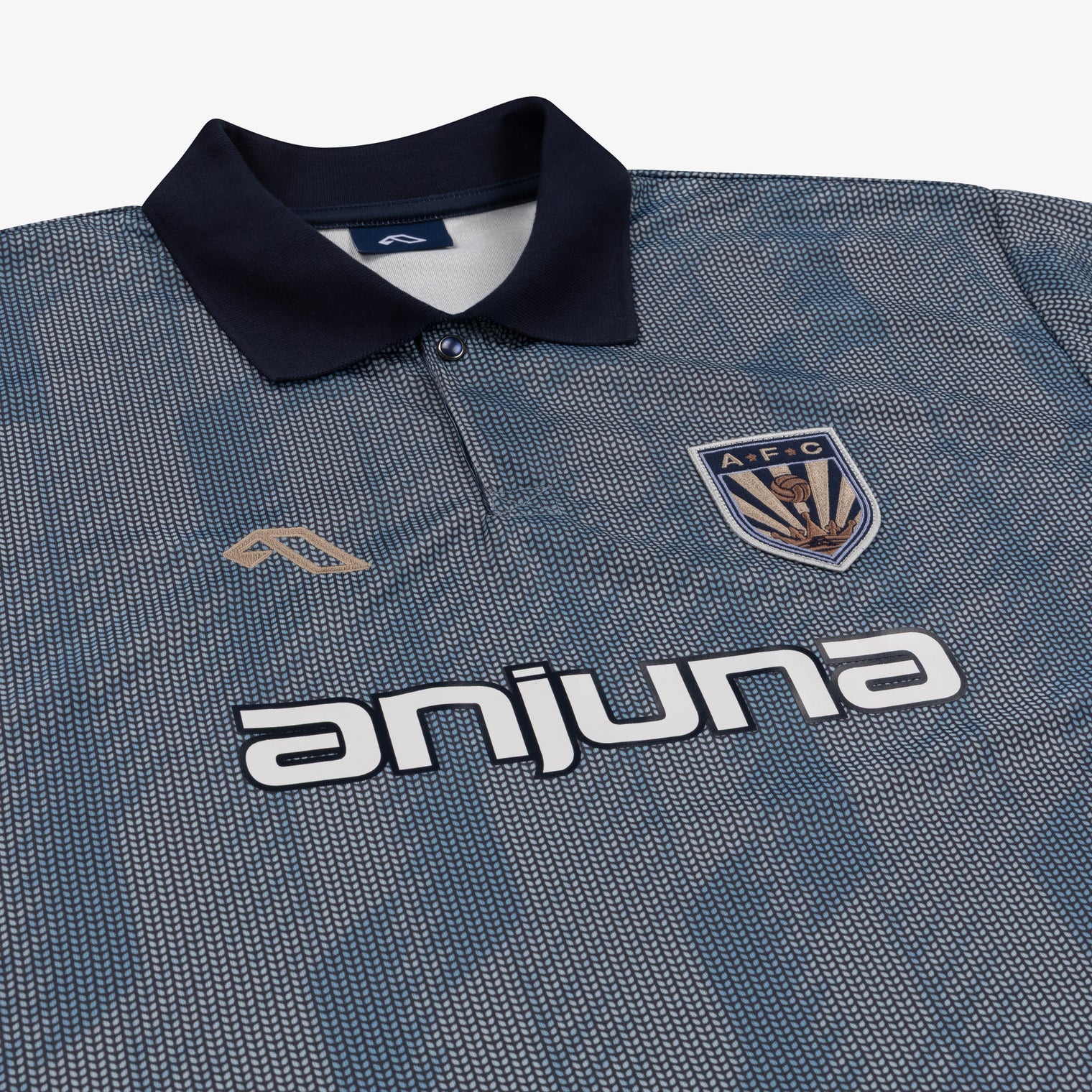 Anjuna Vintage Short Sleeve Soccer Jersey / Slate Blue