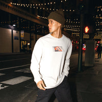 Anjuna Movement Graphic Long Sleeve Tee / Faded Bone