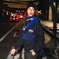 Anjuna Movement Scarf / Black & Blue