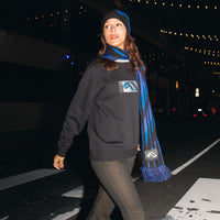 Anjuna Movement Scarf / Black & Blue