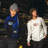 Anjuna Movement Scarf / Black & Blue