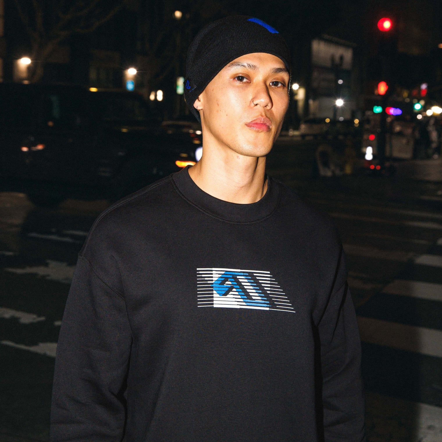 Anjuna Movement Graphic Sweatshirt / Black
