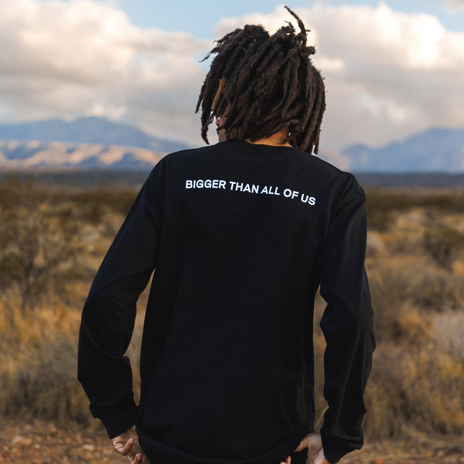 'Bigger Than All Of Us' Long Sleeve Tee