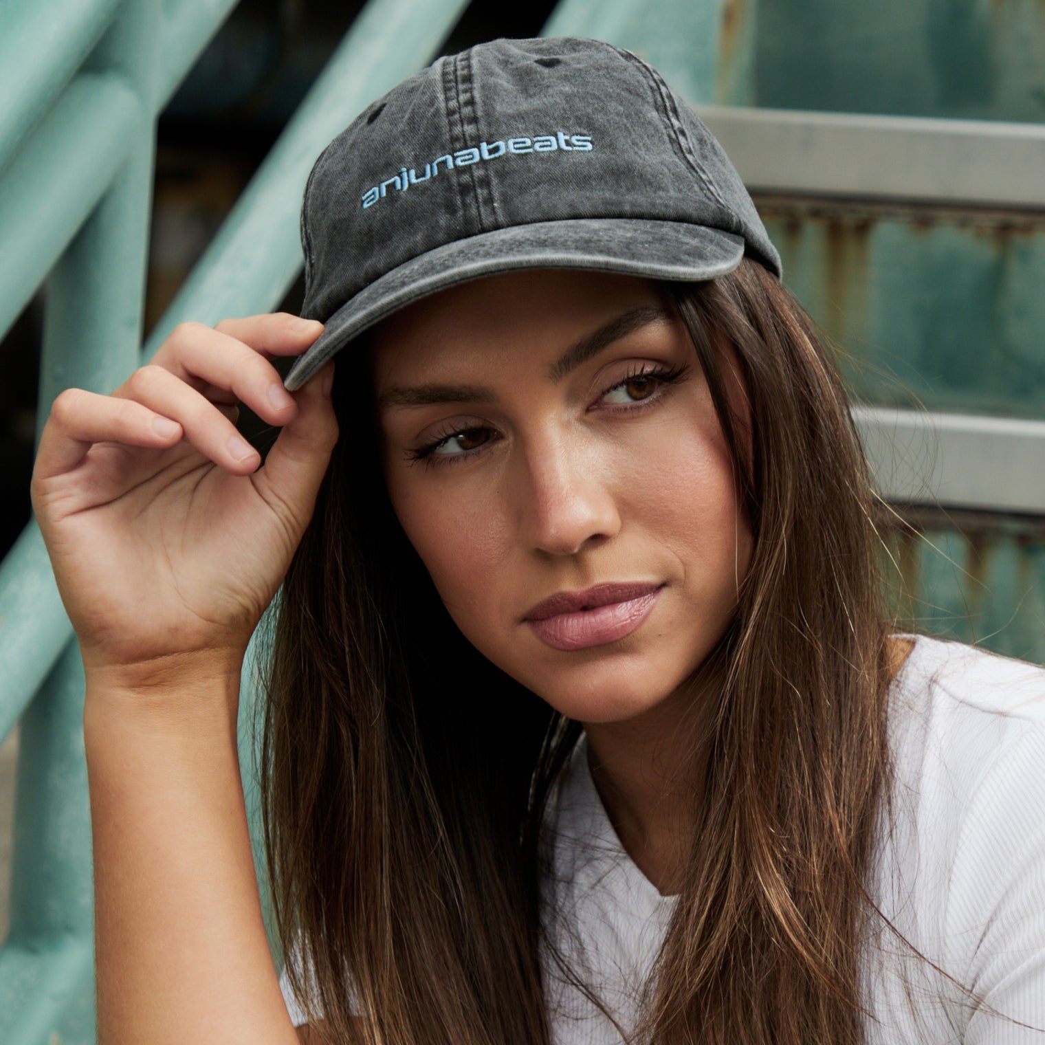 Anjunabeats Heritage Dad Hat / Faded Black