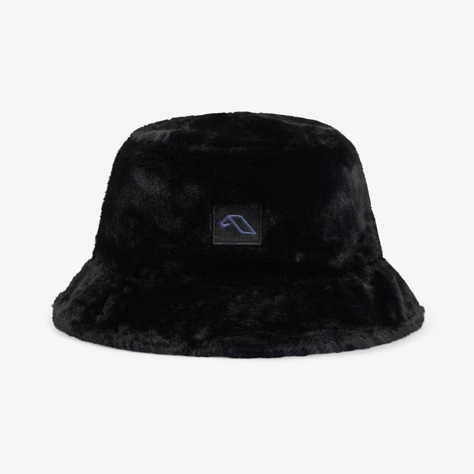 Anjuna Reversible Fluffy Bucket Hat / Black & Blue