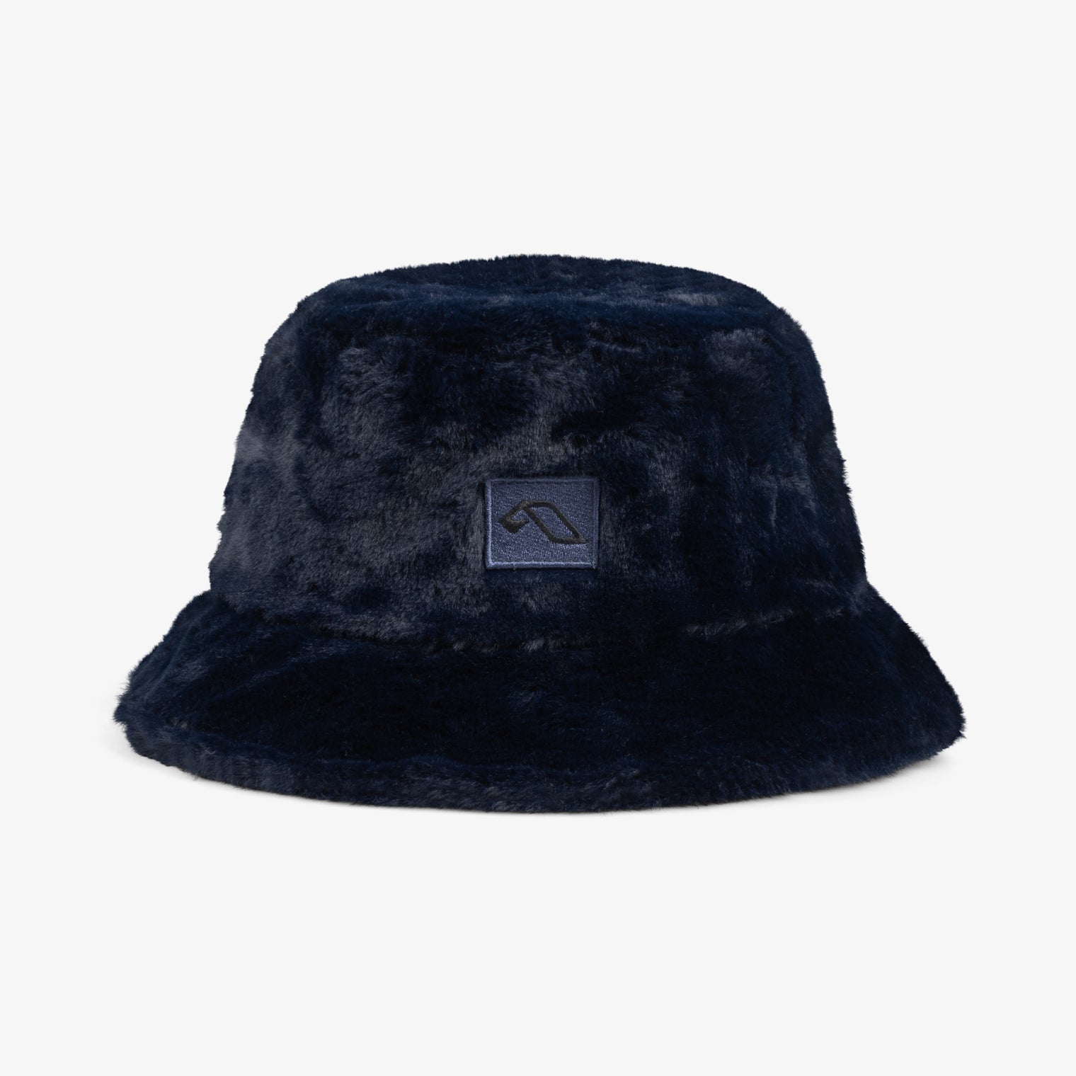 Anjuna Reversible Fluffy Bucket Hat / Black & Blue