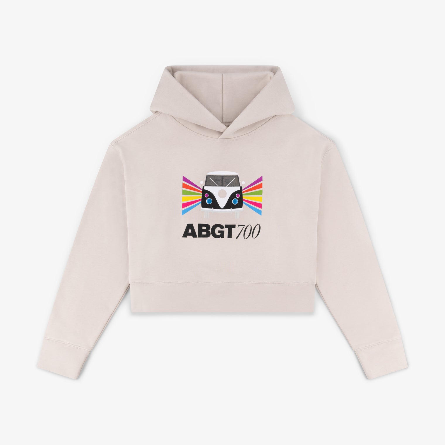 ABGT700 Crop Hoodie / Bone (Pre-sale)