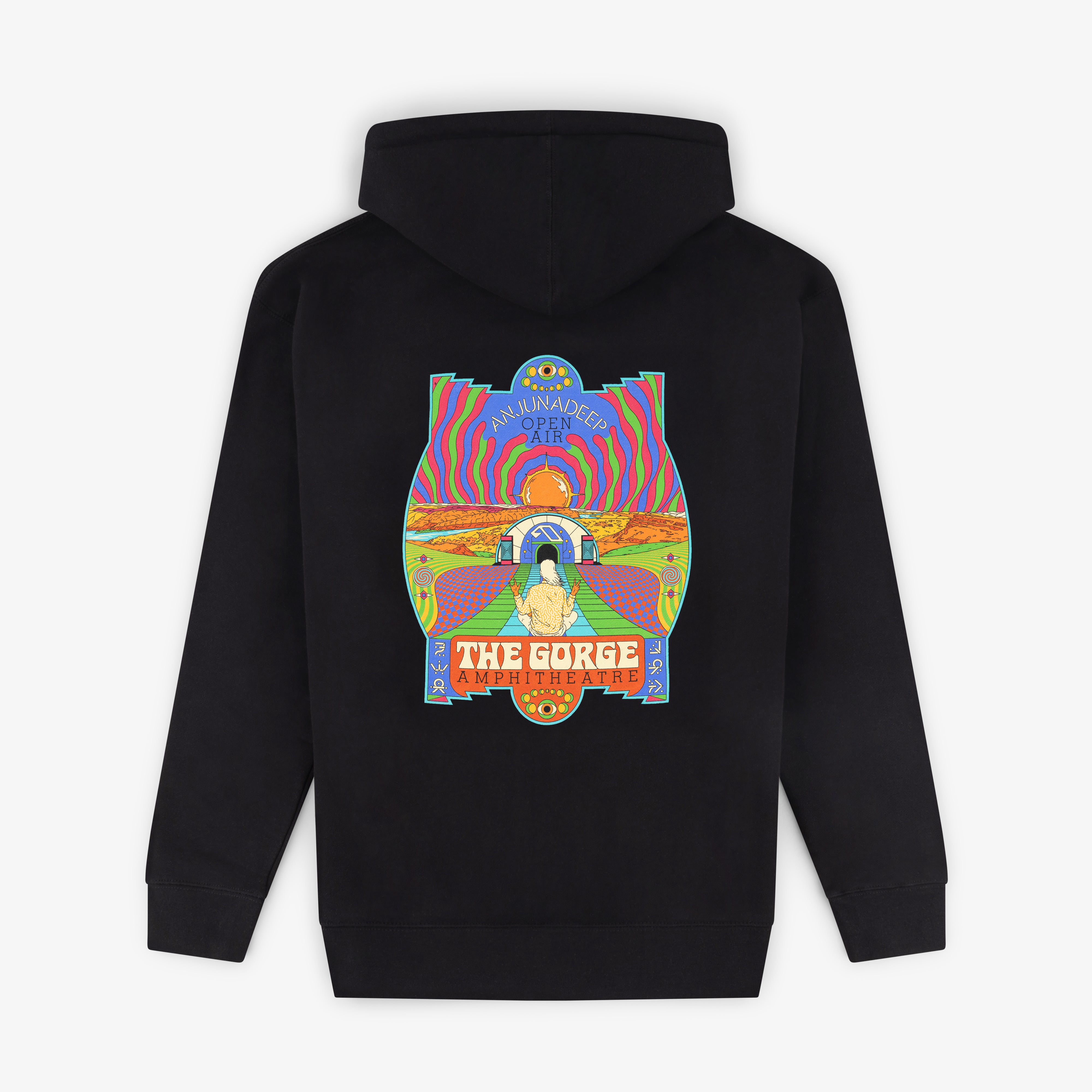 Anjunadeep Open Air (The Gorge) x Andrew McGranahan Hoodie / Black