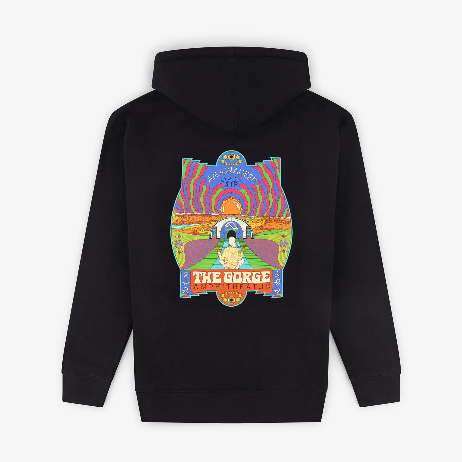 Anjunadeep Open Air (The Gorge) x Andrew McGranahan Hoodie / Black (Pre-sale)