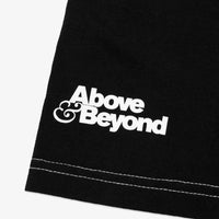 Above & Beyond Contrast Stitch Crop Tee