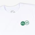 Anjuna Anjuna25 Puff Print Crop Tee / White Crop Tee Anjuna25 Puff Print Crop Tee / White - XS