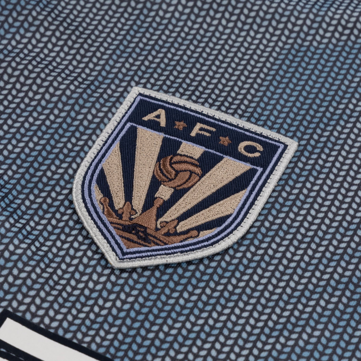 Anjuna Vintage Short Sleeve Soccer Jersey / Slate Blue