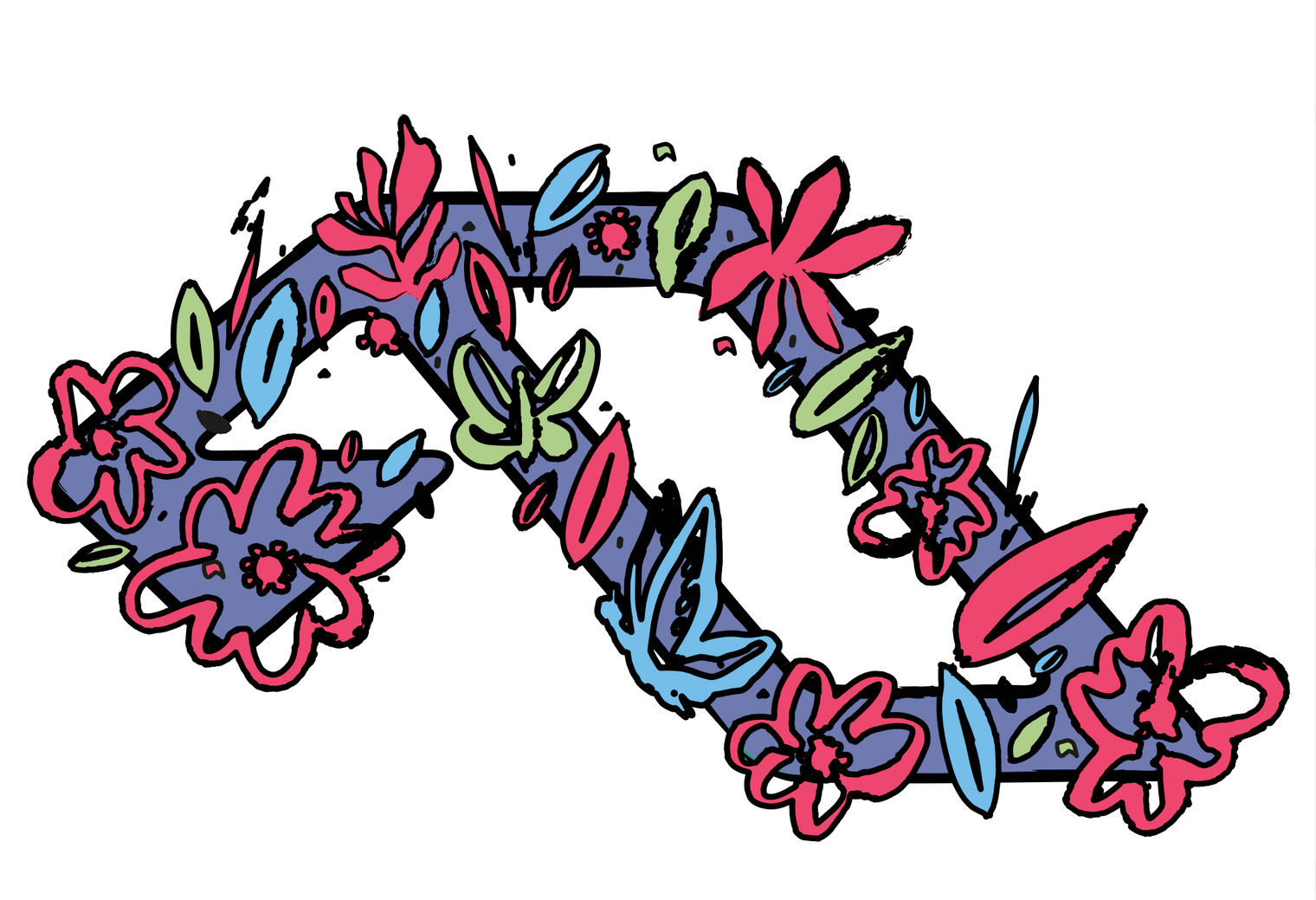 Anjuna Flower Sticker