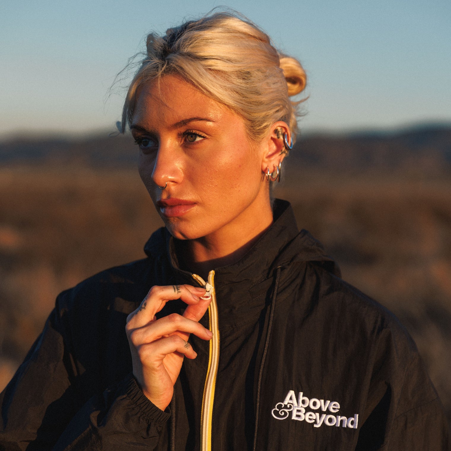 'Bigger Than All Of Us' Premium Hooded Zipped Jacket