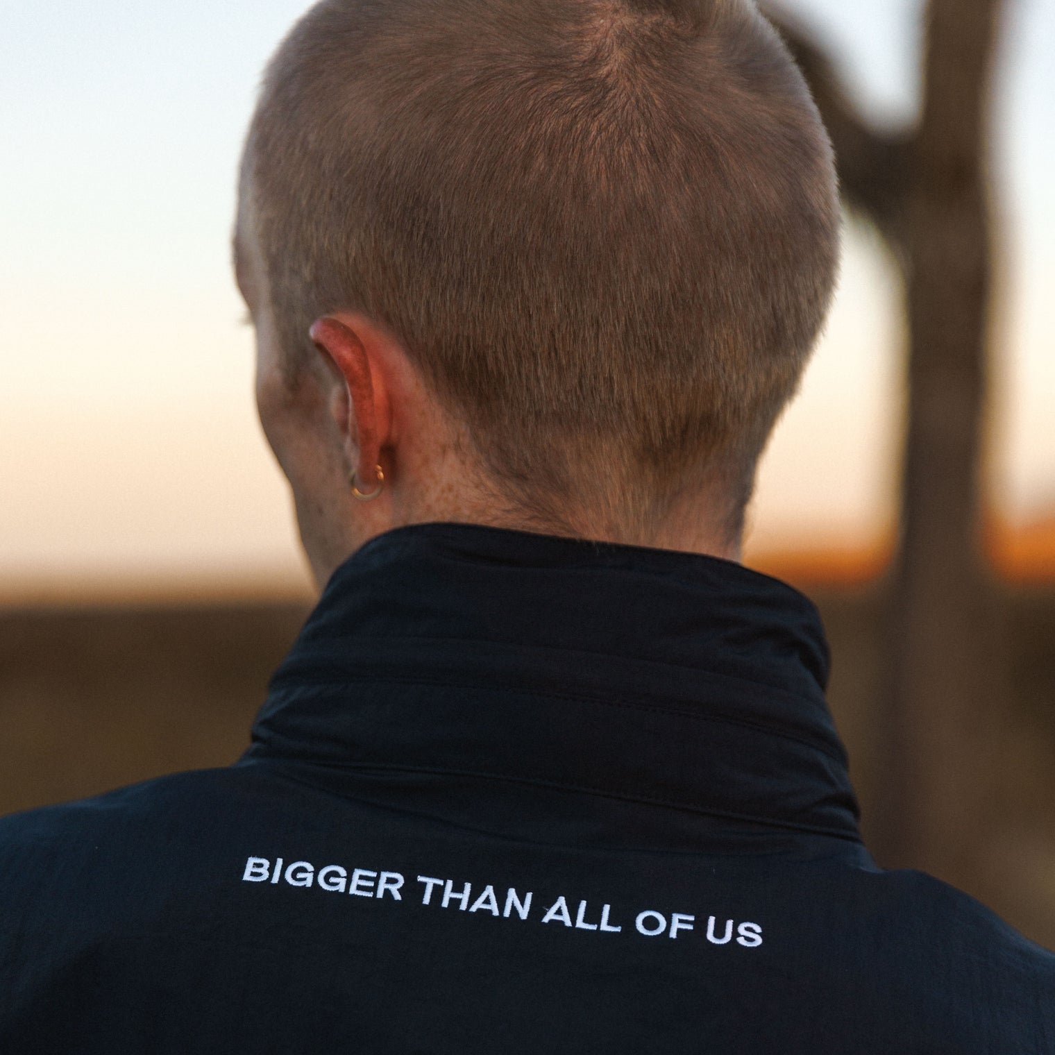 'Bigger Than All Of Us' Premium Hooded Zipped Jacket